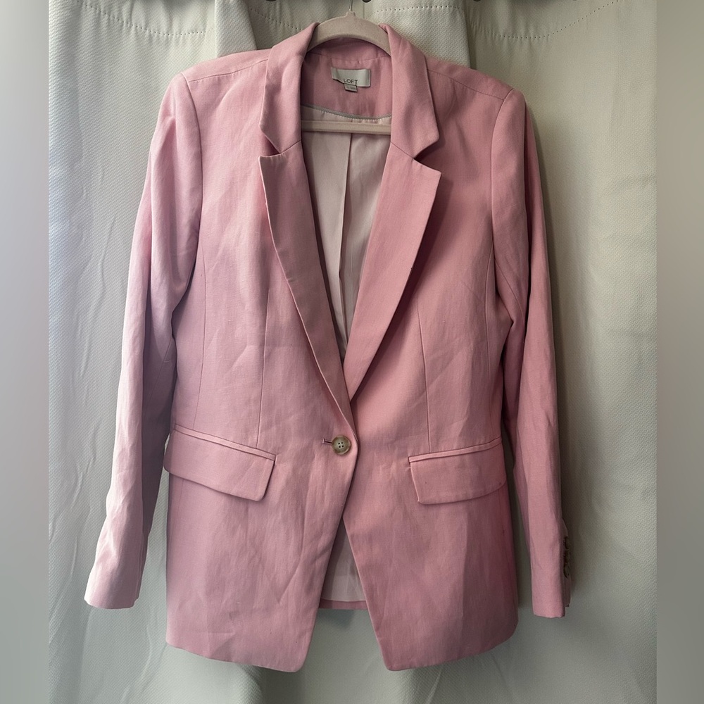 Elegant Pink Women's Blazer